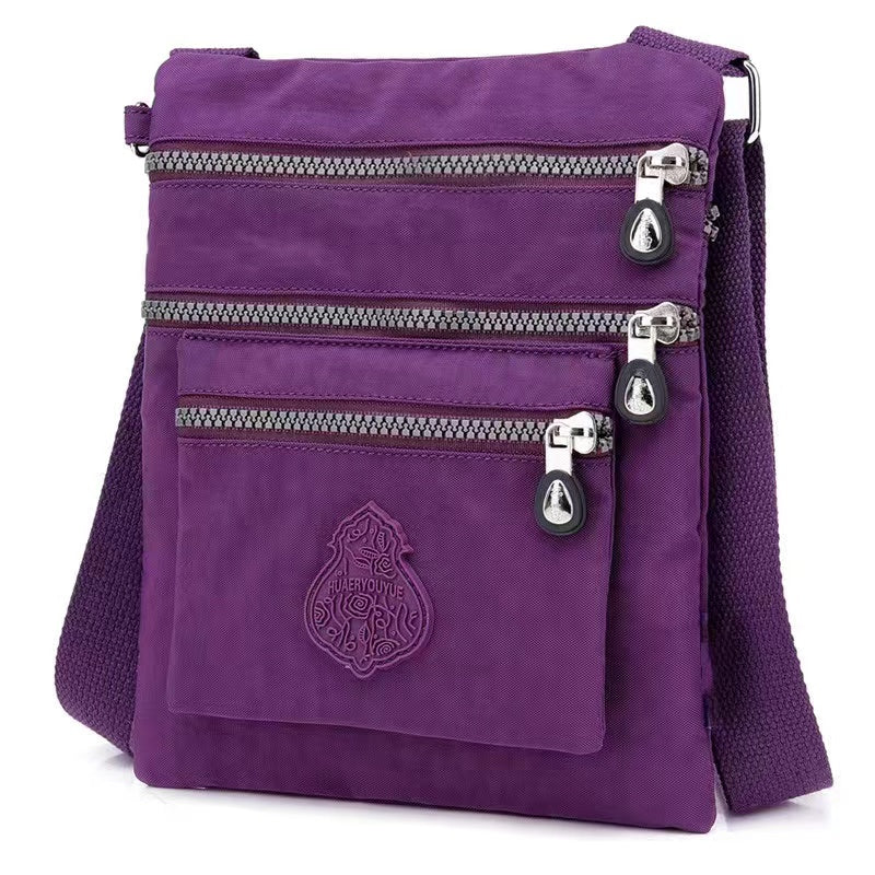 Women's Small Bag Casual Lightweight Travel Close-Fitting Coin Purse Crossbody Nylon Cloth Small Bag