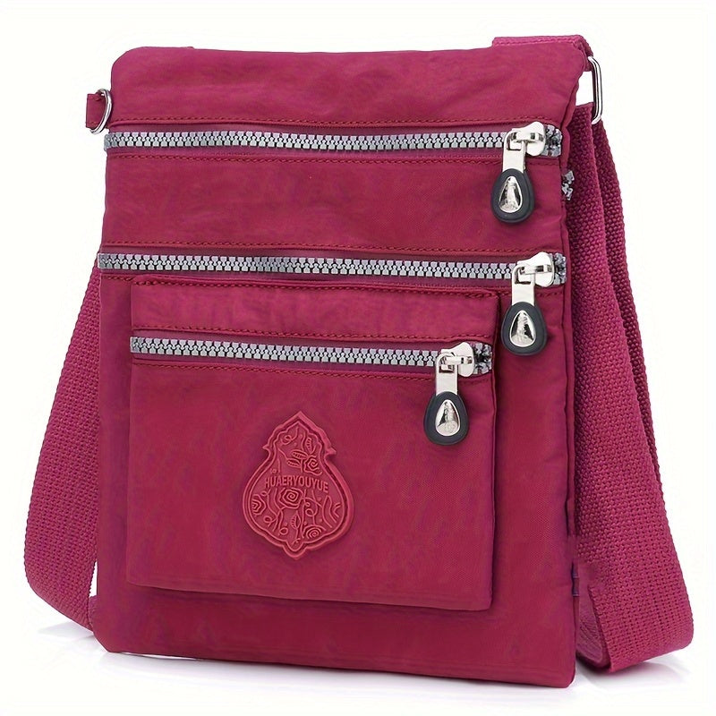 Women's Small Bag Casual Lightweight Travel Close-Fitting Coin Purse Crossbody Nylon Cloth Small Bag