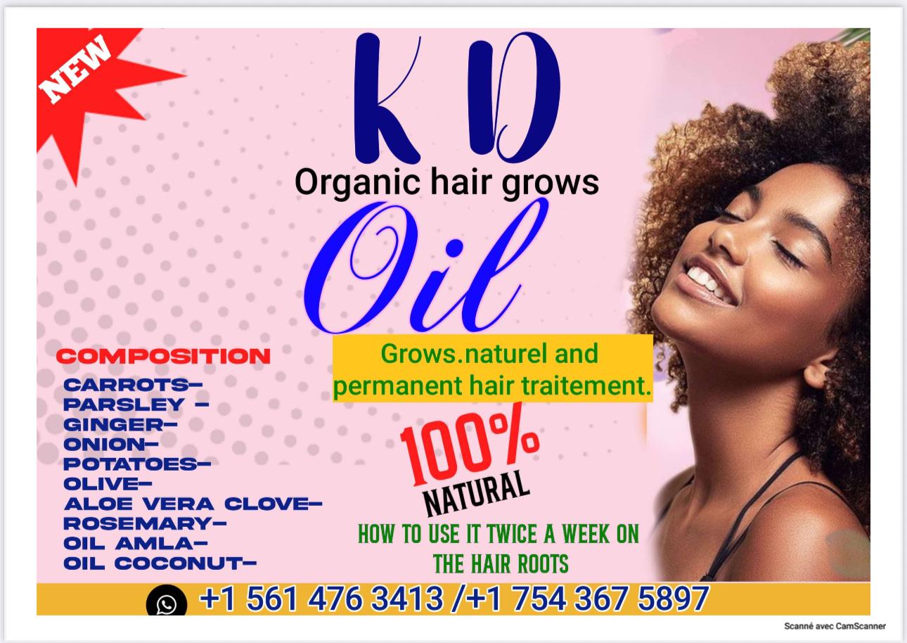 KD Organic Hair Grows Pomade