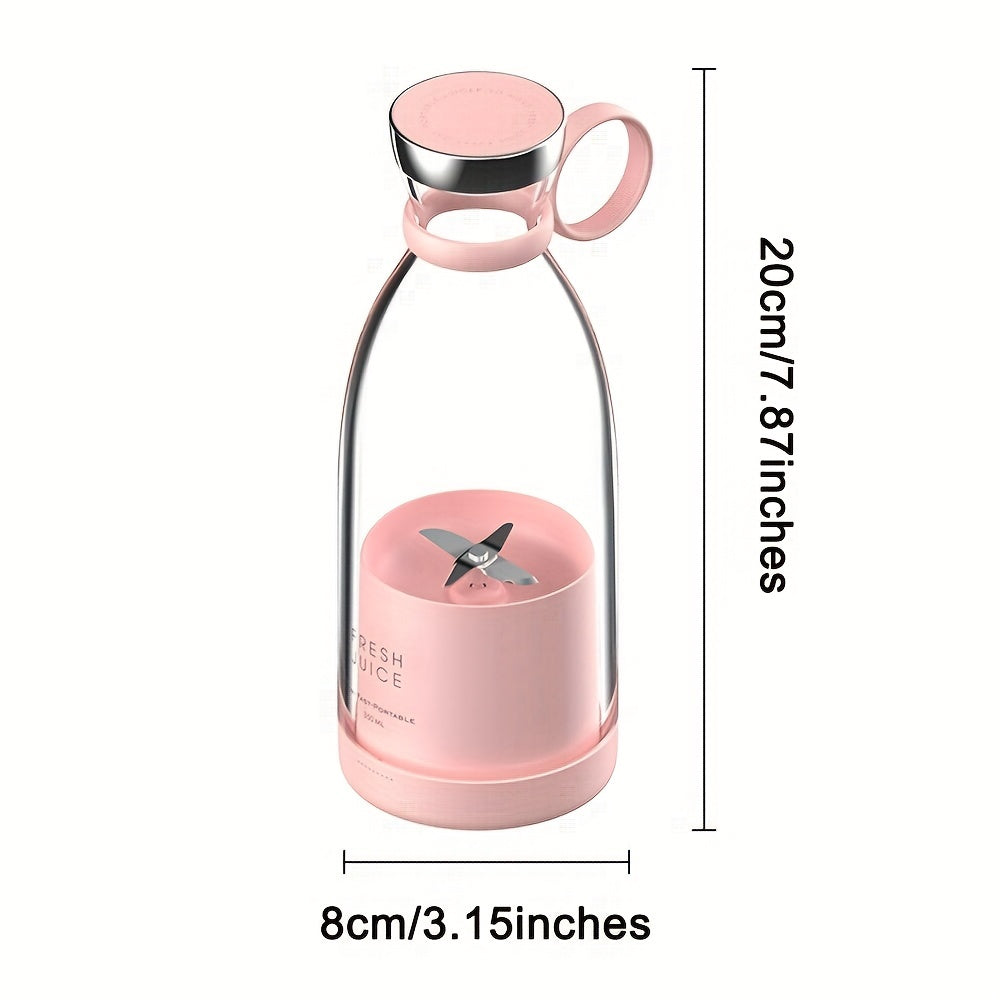 11.83oz Portable Electric Wireless Mini Fruit Blender Juicer - Perfect for On-the-Go!
