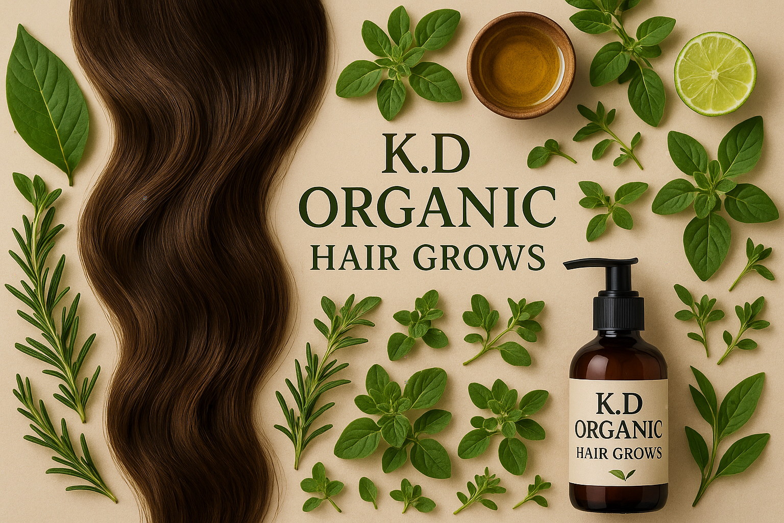 k.D ORGANIC HAIR GROWS